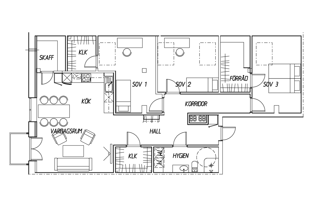 4 rum och kök, 97 m², S Portgatan 19A, OSBY
