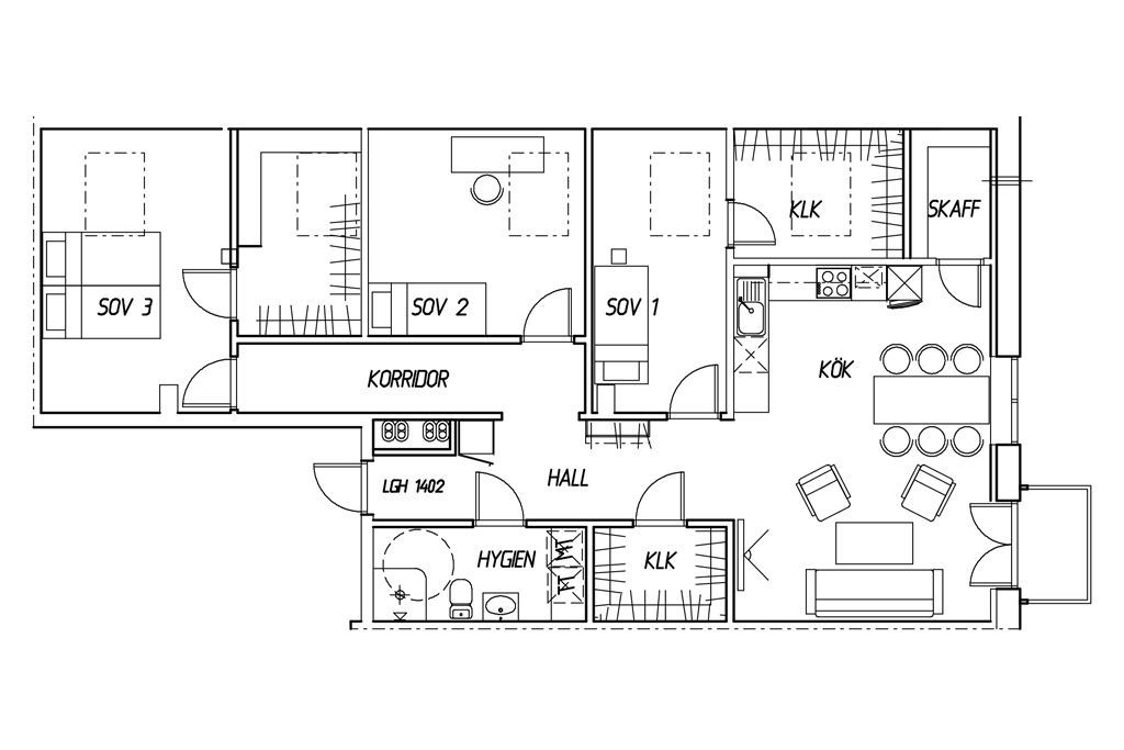 4 rum och kök, 91 m², S Portgatan 19A, OSBY