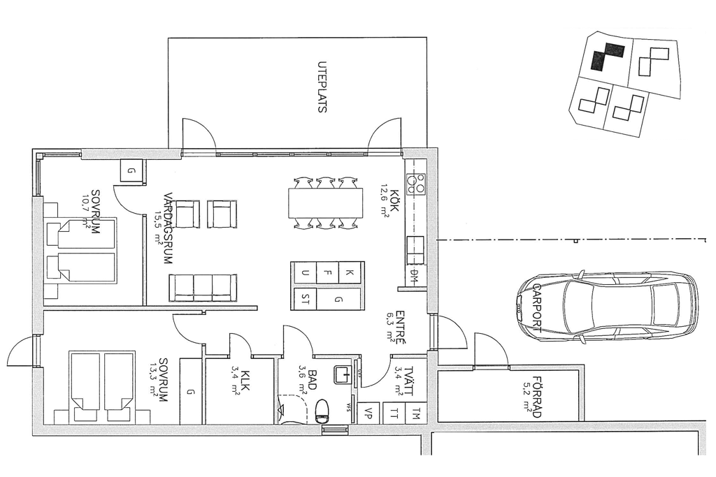 3 rum och kök, 74 m², Hörneledsvägen 32 A, OSBY